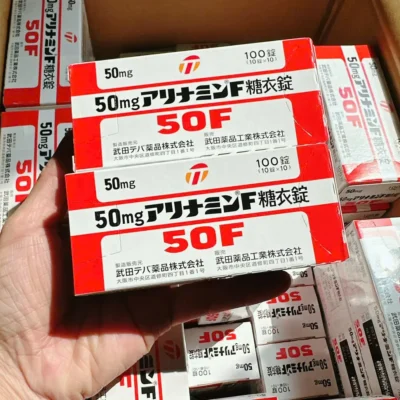 Viên uống tỏi Alinamin F50 100 viên của Nhật Bản Tỏi uống F50 - Tỏi Viên Arinamin 50F 100 Viên Nhật Bản