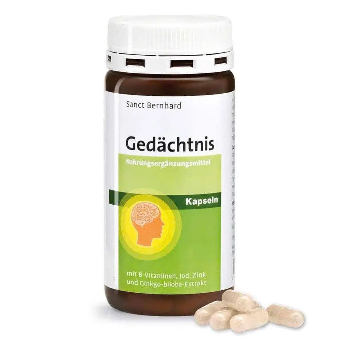 Viên uống bổ não Gedachtnis Sanct Bernhard 180 viên của Đức Viên bổ não GEDACHTNIS SANCT BERNHARD MADE IN GERMANY