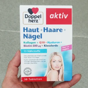 Viên uống Haut+Haar+Nagel Doppelherz, đẹp da-tóc-móng, 30 viên