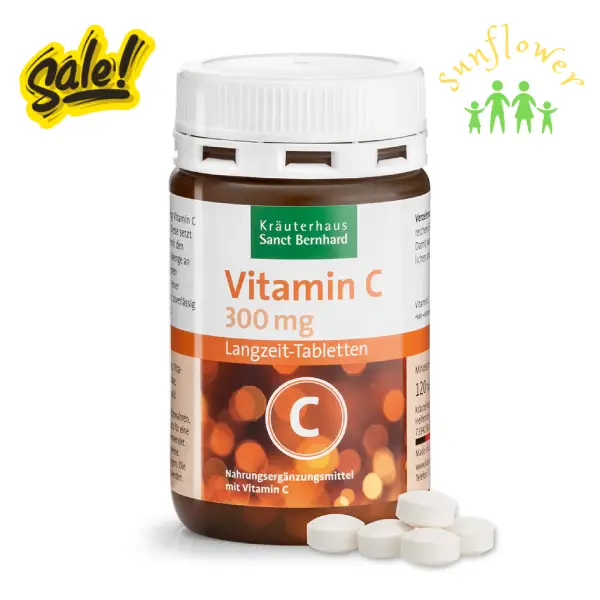 Viên uống Vitamin C Sanct Bernhard 120 viên của Đức Viên uống Vitamin C Sanct Bernhard 120 viên của Đức