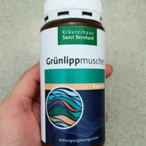 Vẹm xanh Sanct Bernhard GRUNLIPPMUSCHEL lọ 150 viên của Đức