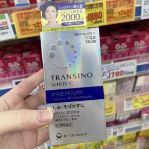 Viên uống trị nám trắng da tàn nhang Transino White C Premium 180 viên Nhật Bản
