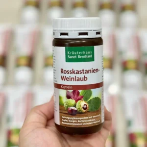 Viên trị giãn tĩnh mạch Sanct Bernhard Rosskastanien-Weinlaub 120 viên của Đức Viên uống trị suy giãn tĩnh mạch Sanct Bernhard Rosskastanien Weinlaub, 120 viên