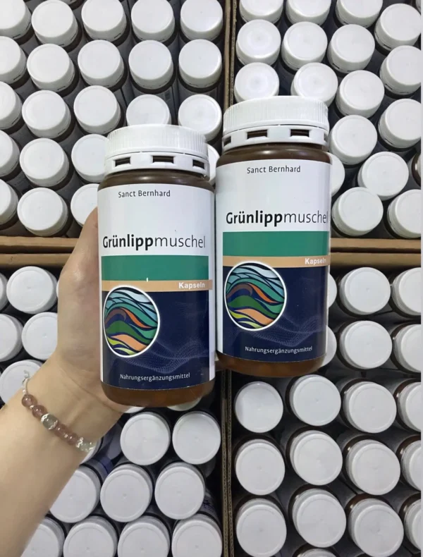 Viên uống vẹm xanh Grunlipp Muschel Sanct Bernhard 150 viên của Đức