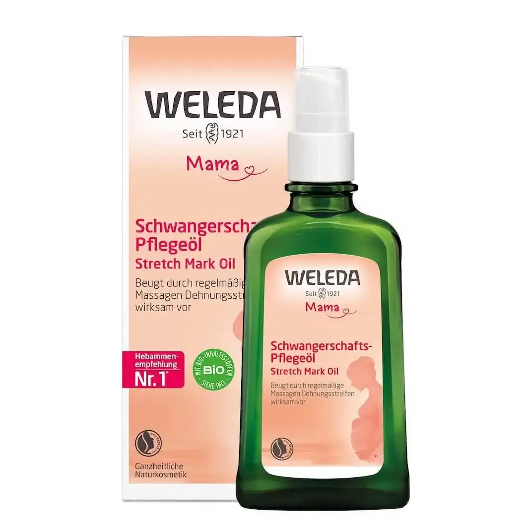 Dầu trị rạn da Weleda Mama Stretch Mark Oil 100ml của Đức Dầu Dưỡng Bà Bầu WELEDA Mama Chống Rạn Da 100ml