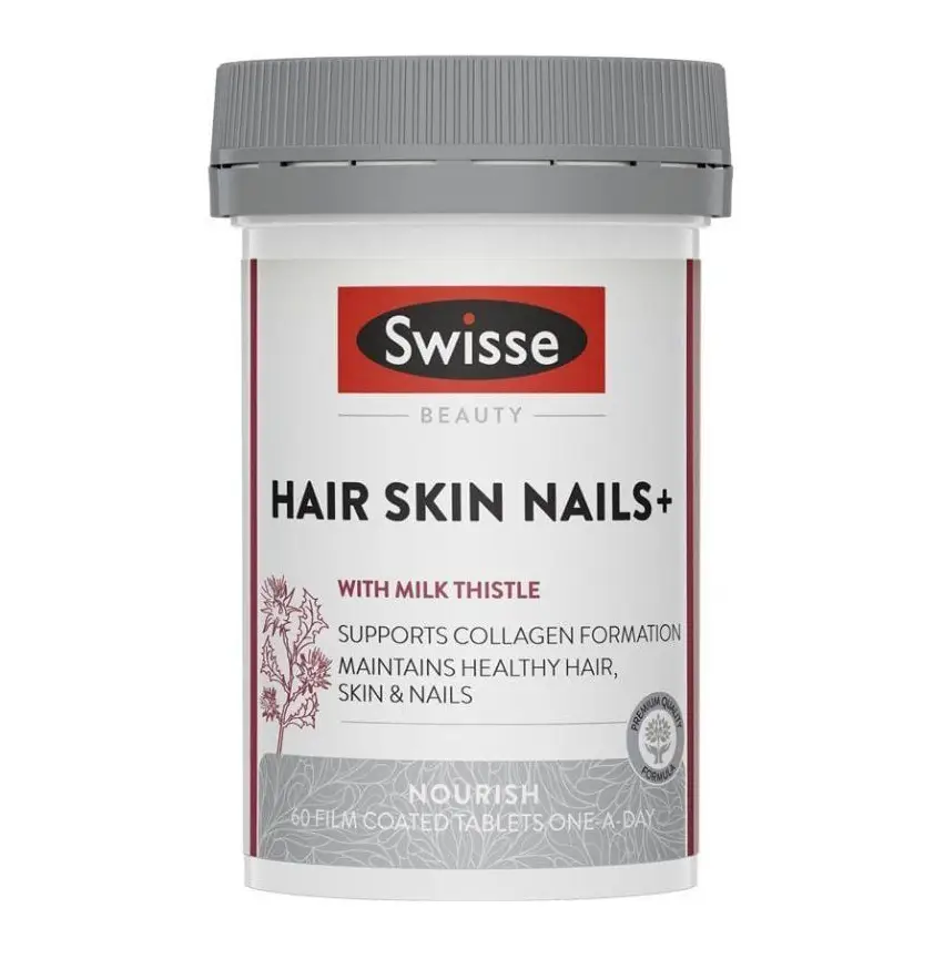 Viên uống Swisse Hair Skin Nails+ 60 viên của Úc Đẹp da móng tóc từ Swisse Ultiboost Hair Skin Nails 60 viên
