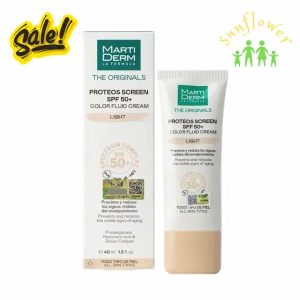 Kem chống nắng Martiderm Light 40ml nâng tông Kem chống nắng Martiderm Light 40ml nâng tông