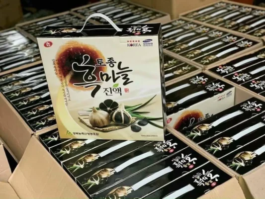 Nước ép tỏi đen Kanghwa Hàn Quốc hộp 30 gói x 70ml