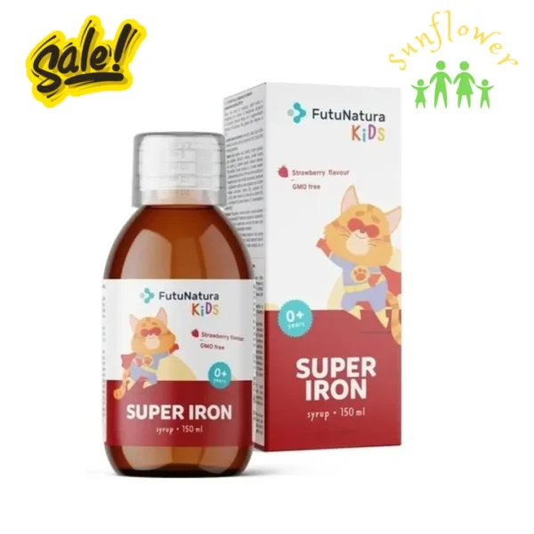 Siro Super Iron FutuNatura Kids 150ml của Đức