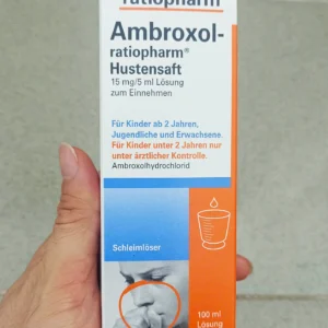 Siro giảm ho long đờm Ambroxol Ratiopharm cho bé từ sơ sinh 100ml