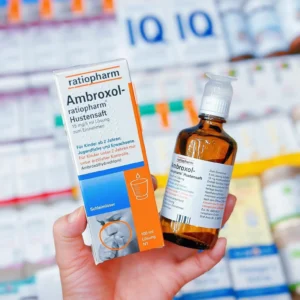 Siro ho đờm Ambroxol Ratiopharm 100ml của Đức Siro ho Ambroxol Ratiopharm 100ml của Đức