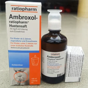 Siro ho Ambroxol-ratiopharm Hustensaft trị ho long đờm, 100ml