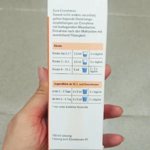 Siro ho Ambroxol-ratiopharm Hustensaft trị ho long đờm 100ml của Đức