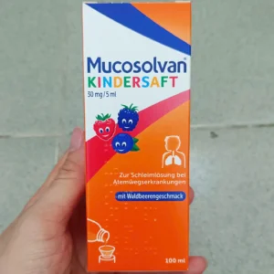 Siro ho Mucosolvan Kindersaft 30 mg-5 ml trị ho long đờm, 100ml