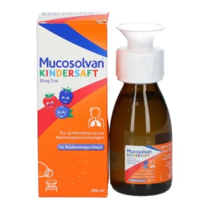 Siro ho Mucosolvan Kindersaft 30 mg-5 ml trị ho long đờm