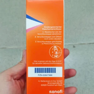 Siro ho long đờm Mucosolvan Kindersaft Đức 0M+
