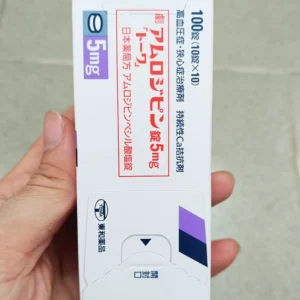 Thuốc trị cao huyết áp Amlodipine 5mg Towa 100 viên của Nhật Bản Thuốc Amlodipin 5mg trị tăng huyết áp
