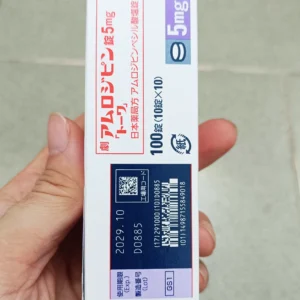 Thuốc trị cao huyết áp Amlodipine 5mg Towa 100 viên của Nhật Bản Thuốc Amlodipin 5mg trị tăng huyết áp của Nhật Bản