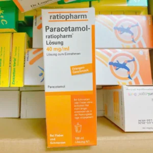 Thuốc hạ sốt Paracetamol Ratiopharm 40mg cho bé