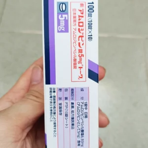 Thuốc trị cao huyết áp Amlodipine 5mg Towa 100 viên của Nhật Bản Thuốc trị cao huyết áp Amlodipine 5mg Towa 100 viên