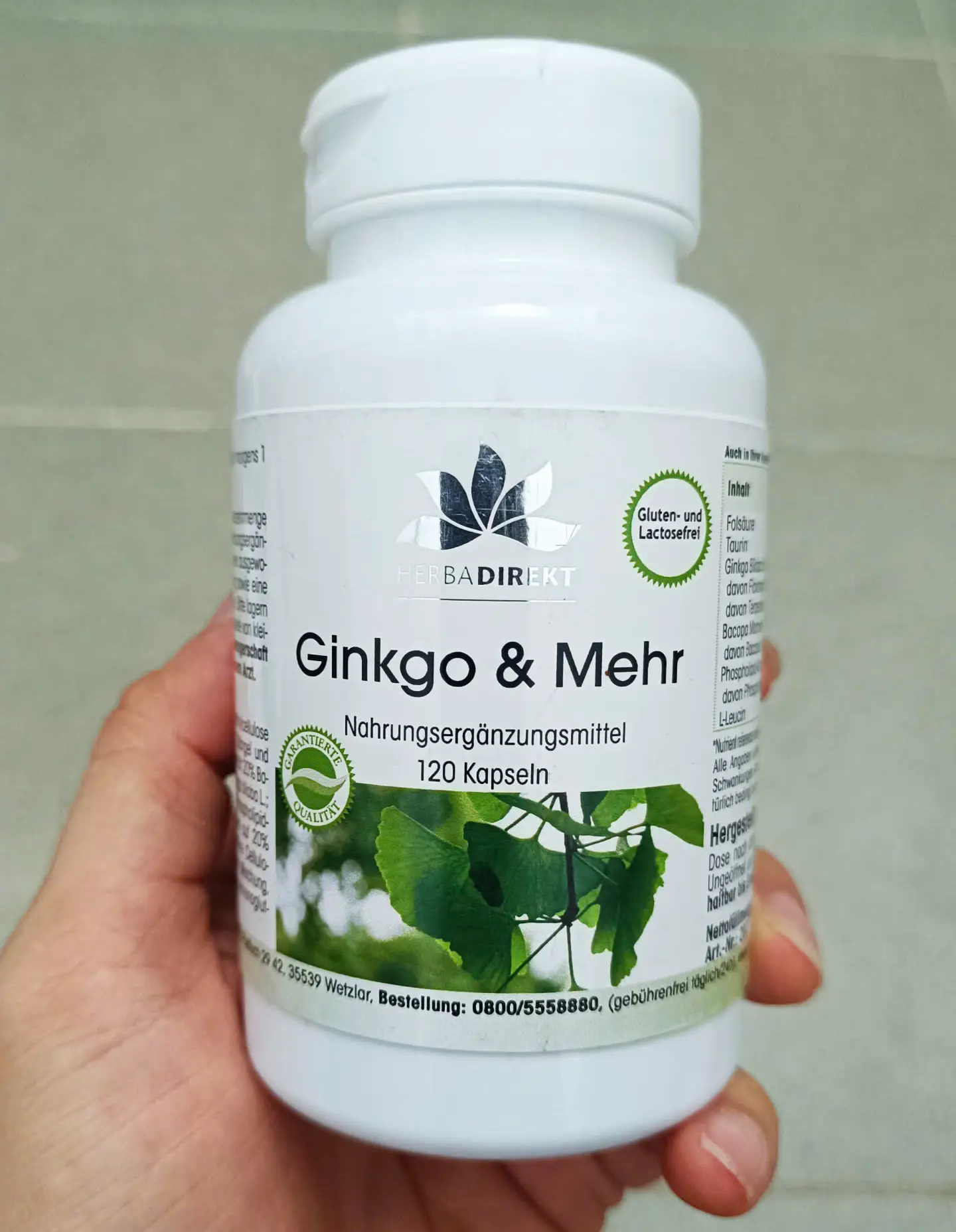 Viên uống bổ não Ginkgo Mehr 120 viên của Đức Viên Uống Bổ Não GinkGo & Mehr 120 Viên