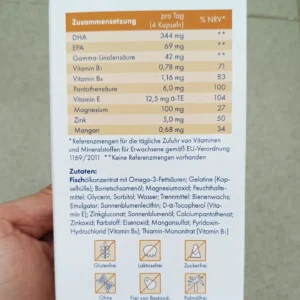 Viên uống tăng tư duy Fokus Iq Quiris 120 viên của Đức Viên Uống Bổ Não Quiris Fokus IQ (120 Viên)