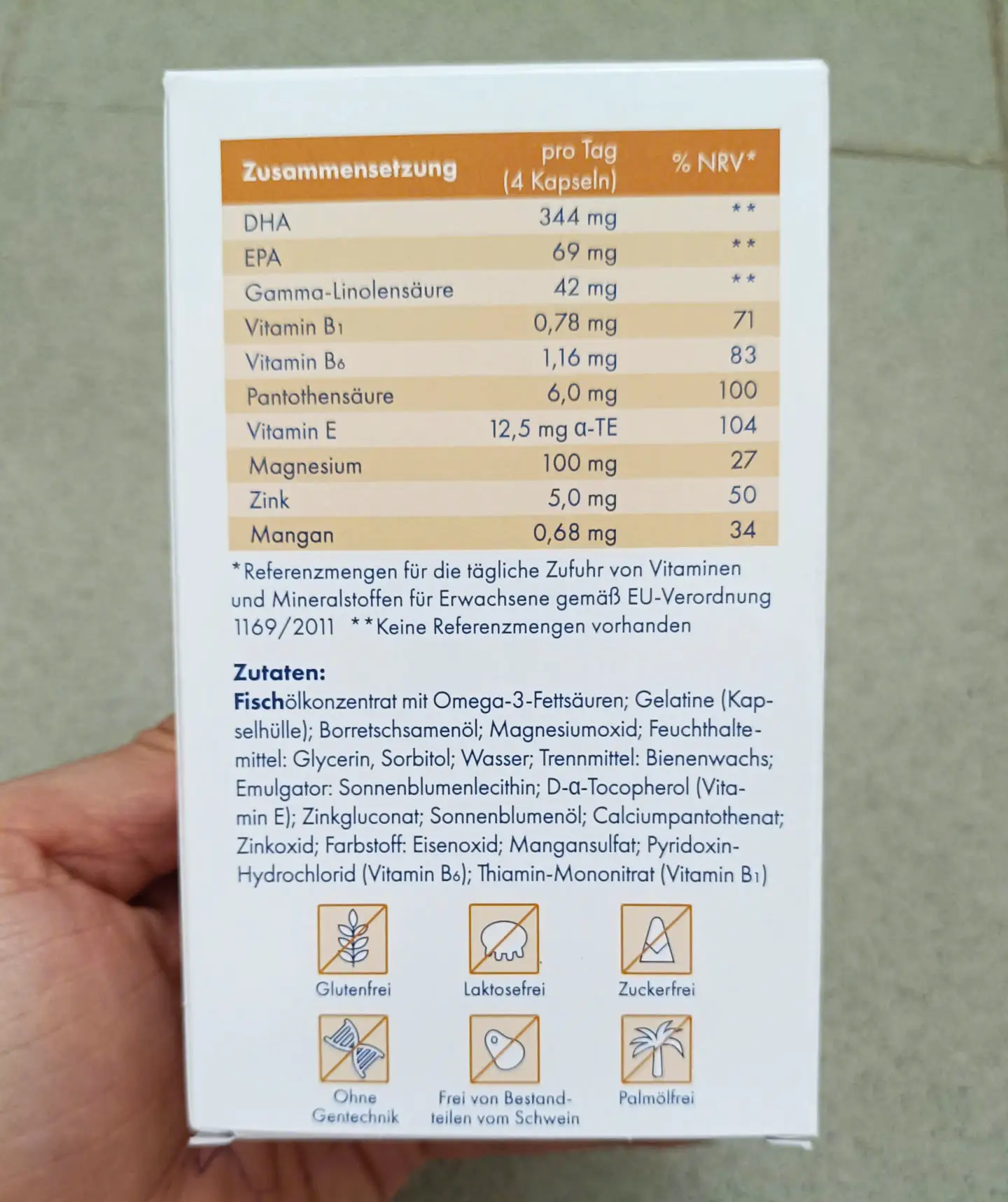 Viên uống tăng tư duy Fokus Iq Quiris 120 viên của Đức Viên Uống Bổ Não Quiris Fokus IQ (120 Viên)