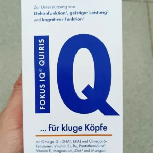 Viên uống tăng tư duy Fokus Iq Quiris 120 viên của Đức Viên Uống Quiris Fokus IQ 120 Viên Đức, Cho Một Trí Não Minh Mẫn