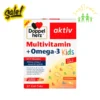 Viên nhai Doppelherz Multivitamin Omega 3 Kids 27 viên của Đức