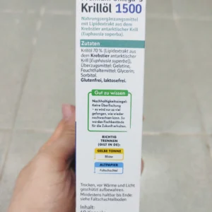 Viên uống Altapharma Premium Omega-3 Krillol 1500 hộp 60 viên