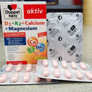 Viên uống Doppelherz D3 + K2 + Calcium + Magnesium 30 viên