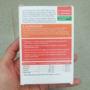 Viên uống Doppelherz D3 K2 Calcium Magnesium 30 viên của Đức