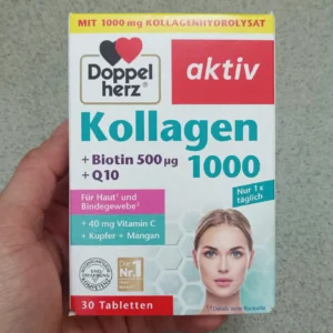 Viên uống Doppelherz Kollagen 1000 làm đẹp và trẻ hóa làn da