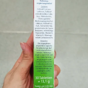 Viên uống Doppelherz Vitamin K2 + D3 2500 I.E Hỗ Trợ Xương Chắc Khỏe, 30 Viên
