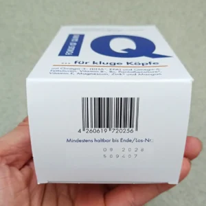 Viên uống tăng tư duy Fokus Iq Quiris 120 viên của Đức Viên uống FOKUS IQ QUIRIS hỗ trợ trí não, 120 viên