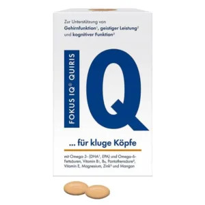 Viên uống FOKUS IQ QUIRIS hỗ trợ trí não, 120 viên