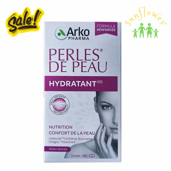 Viên uống Perles de Peau Hydratant 180 viên của Pháp Viên uống Perles de Peau Hydratant 180 viên của Pháp