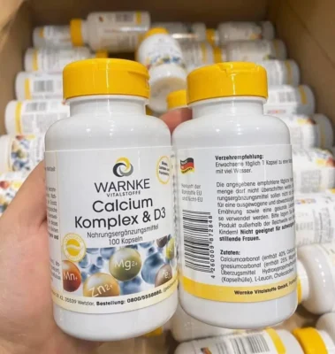 Viên uống bổ sung Canxi Komplex &D3 Warnke