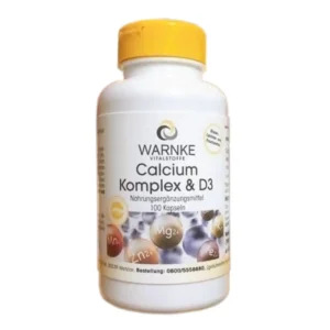 Viên uống bổ sung canxi Calcium Komplex &D3 Warnke, 100 viên
