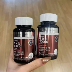 Viên uống hỗ trợ mọc tóc Biotin 10000 NutriD-day Hàn Quốc 90 viên