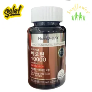 Viên uống mọc tóc Nutri D-Day Premium Biotin 10000 90 viên của Hàn Quốc