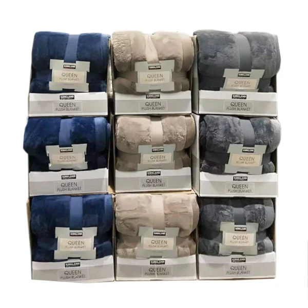 Chăn lông cừu Kirkland QUEEN SIZE ( 248 x 233 cm) của Mỹ