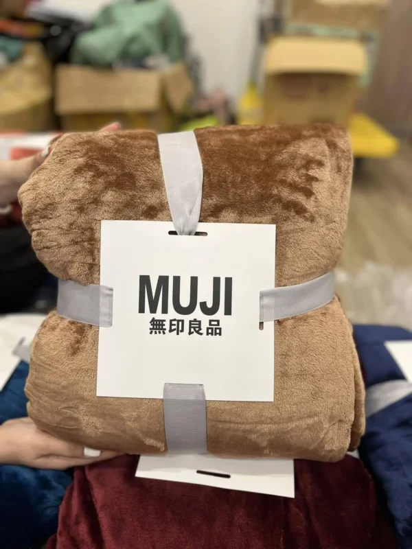 Chăn lông tuyết Muji xuất Nhật
