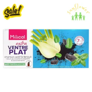 Detox đào thảo mỡ Ventre Plat Milical 7 ống của Pháp