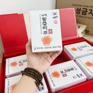 Đông trùng hạ thảo Silk Worm Dong Chung Ha Cho Gold của Hàn Quốc Đông Trùng Hạ Thảo Hộp Đỏ Silk Worm Dong Chung Ha Cho Gold