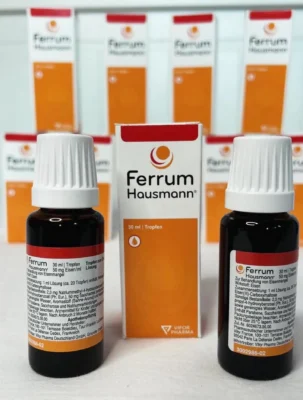 Sắt giọt Ferrum Hausmann 30ml của Đức Ferrum Hausmann 30ml – Sắt dạng nhỏ giọt dễ hấp thu