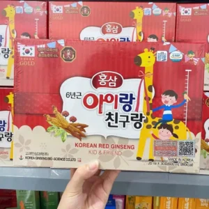 Nước hồng sâm Baby Bio hộp 30 gói x 20ml của Hàn Quốc Hồng Sâm Baby Hươu Cao Cổ Bio Hàn Quốc