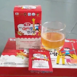 Nước hồng sâm Baby Bio hộp 30 gói x 20ml của Hàn Quốc Hồng Sâm Baby Hươu Cao Cổ Gold Kid (20ml x 30 gói)