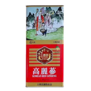 Hồng Sâm Củ Khô KGS Hàn Quốc Hộp Thiếc 300g Củ Lớn (11 - 20 củ)