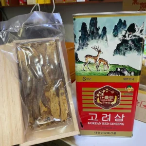 Hồng Sâm Củ Khô KGS Korean Red Ginseng Punggi Hộp Thiếc 300g